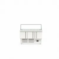 Saladette réfrigérée positive 3 portes pleines 320 L - Coreco - MFK-140 Saladette réfrigérée positive 3 portes pleines 320 L - Coreco - MFK-140