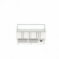 Saladette réfrigérée positive 4 portes pleines 440 L - Coreco - MFK-180 Saladette réfrigérée positive 4 portes pleines 440 L - Coreco - MFK-180