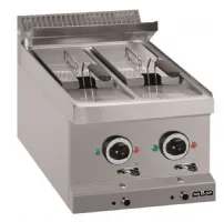Friteuse professionnelle électrique triphasée à poser 2 cuves 6+6 l 10,5 kw - mbm - mfre74t2v - Mbm - MFRE74T2V Friteuse professionnelle électrique triphasée à poser 2 cuves 6+6 l 10,5 kw - mbm - mfre74t2v - Mbm - MFRE74T2V