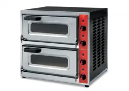 Four à pizza électrique professionnel monophasé ou triphasé 2 chambres vitrées 2 pizzas ø 40 cm - ggf - micro 2v - Ggf - MICRO 2V Four à pizza électrique professionnel monophasé ou triphasé 2 chambres vitrées 2 pizzas ø 40 cm - ggf - micro 2v - Ggf - MICRO 2V
