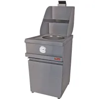 Friteuse professionnelle gaz 1 cuve ronde mécanique 13 litres 16 kw - diamond promo - mika/1-mc - Diamond promo - MIKA/1-MC