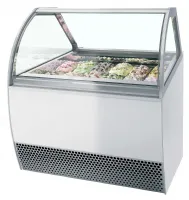 Vitrine réfrigérée de glacier ventilée 24 bacs Napoli -20 à -14 °C - Tefcold - MILLENNIUM LX12 Vitrine réfrigérée de glacier ventilée 24 bacs Napoli -20 à -14 °C - Tefcold - MILLENNIUM LX12