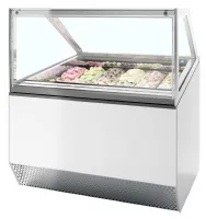 Vitrine réfrigérée de glacier ventilée 24 bacs -20 à -14 °C - Tefcold - MILLENNIUM ST12 Vitrine réfrigérée de glacier ventilée 24 bacs -20 à -14 °C - Tefcold - MILLENNIUM ST12