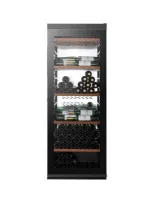 Cave à vins de vieillissement connectée  1 porte vitrée - 204 bouteilles