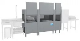 Lave vaisselle à avancement automatique sortie droite panier 500 x 500 mm - furnotel - mistral4152d - Elettrobar - MISTRAL4152D