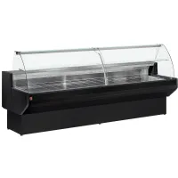Comptoir vitrine réfrigéré à vitre bombée avec réserve, 1500 mm, positif 1500x910x1280 mm - diamond promo - ml15/b5-r2 - Diamond promo - ML15/B5-R2 Comptoir vitrine réfrigéré à vitre bombée avec réserve, 1500 mm, positif 1500x910x1280 mm - diamond promo - ml15/b5-r2 - Diamond promo - ML15/B5-R2