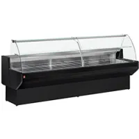 Comptoir vitrine réfrigéré à vitre bombée noir positif avec réserve 2000 mm - diamond promo - ml20/b5-vv/r2 - Diamond promo - ML20/B5-VV/R2 Comptoir vitrine réfrigéré à vitre bombée noir positif avec réserve 2000 mm - diamond promo - ml20/b5-vv/r2 - Diamond promo - ML20/B5-VV/R2