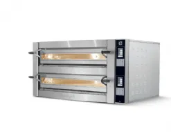 Four à pizza professionnel électrique triphasé double chambre 6+6 pizzas Ø350 mm commandes électroniques - Cuppone - ML635/2 - CUPPONE - ML635/2CD Four à pizza professionnel électrique triphasé double chambre 6+6 pizzas Ø350 mm commandes électroniques - Cuppone - ML635/2 - CUPPONE - ML635/2CD
