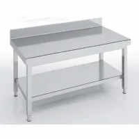 Table soubassement adossée série 700 avec étagère et dosseret 100 mm - eratos - mmbd70-70 - Eratos - MMBD70-70 Table soubassement adossée série 700 avec étagère et dosseret 100 mm - eratos - mmbd70-70 - Eratos - MMBD70-70