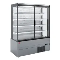 Meuble réfrigéré libre-service inox 2 portes battantes positif 1310 mm - diamond promo - mml13-fx - Diamond promo - MML13-FX Meuble réfrigéré libre-service inox 2 portes battantes positif 1310 mm - diamond promo - mml13-fx - Diamond promo - MML13-FX