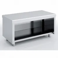 Meuble bas de rangement inox aisi-304 18/10 satiné sans dosseret 600x600x600 mm - eratos - mnab60-60c - Eratos - MNAB60-60C Meuble bas de rangement inox aisi-304 18/10 satiné sans dosseret 600x600x600 mm - eratos - mnab60-60c - Eratos - MNAB60-60C