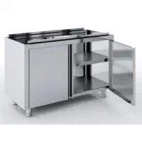 Meuble bas de rangement inox aisi-304 18/10 satiné 800x600x850 mm avec portes battantes - eratos - mnbp60-80 - Eratos - MNBP60-80 Meuble bas de rangement inox aisi-304 18/10 satiné 800x600x850 mm avec portes battantes - eratos - mnbp60-80 - Eratos - MNBP60-80