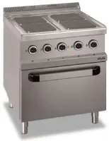 Cuisinière électrique professionnelle sur four électrique triphasé 4 plaques 5.3 kw - mbm - mpq77fe - Mbm - MPQ77FE Cuisinière électrique professionnelle sur four électrique triphasé 4 plaques 5.3 kw - mbm - mpq77fe - Mbm - MPQ77FE