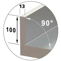 Photo 3 - Table frigorifique professionnelle ventilée 2 portes positive avec dosseret 260 l - diamond promo - mr2/r2-ba - Diamond promo - MR2/R2-BA
