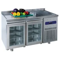 Table desserte réfrigérée 700 mm 2 portes vitrées, évier 35x40x20h cm à droite et dosseret positive - virtus - mrgf150/fg - Virtus group - MRGF150/FG Table desserte réfrigérée 700 mm 2 portes vitrées, évier 35x40x20h cm à droite et dosseret positive - virtus - mrgf150/fg - Virtus group - MRGF150/FG