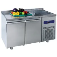 Table desserte réfrigérée 700 mm 2 portes pleines, évier 35x40x20h cm à droite et dosseret positive - virtus - mrgf150/fn - Virtus group - MRGF150/FN Table desserte réfrigérée 700 mm 2 portes pleines, évier 35x40x20h cm à droite et dosseret positive - virtus - mrgf150/fn - Virtus group - MRGF150/FN