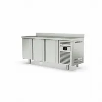 Table desserte réfrigérée positive 3 portes pleines 380 l avec dosseret - coreco - mrs-200 - Coreco - MRS-200