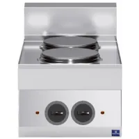 Fourneau profondeur 650 plan de cuisson électrique 2 plaques triphasé 5.2 kw - virtus - ms654pcet - Virtus group - MS654PCET Fourneau profondeur 650 plan de cuisson électrique 2 plaques triphasé 5.2 kw - virtus - ms654pcet - Virtus group - MS654PCET