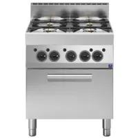 Fourneau profondeur 650 cuisinière à gaz 4 brûleurs et four à gaz 22,2 kw - virtus - ms657cfg - Virtus group - MS657CFG Fourneau profondeur 650 cuisinière à gaz 4 brûleurs et four à gaz 22,2 kw - virtus - ms657cfg - Virtus group - MS657CFG