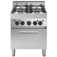 Fourneau profondeur 650 cuisinière à gaz, 4 brûleurs, four électrique à convection - virtus - ms657cfge - Virtus group - MS657CFGE Fourneau profondeur 650 cuisinière à gaz, 4 brûleurs, four électrique à convection - virtus - ms657cfge - Virtus group - MS657CFGE