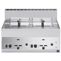 Friteuse cuisine pro profondeur 650 gaz de table 2 cuves de 8 l 13.6 kw - virtus - ms657frgt - Virtus group - MS657FRGT Friteuse cuisine pro profondeur 650 gaz de table 2 cuves de 8 l 13.6 kw - virtus - ms657frgt - Virtus group - MS657FRGT