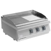 Plaque à snacker pro profondeur 700 électrique à poser, plaque 1/2 lisse et 1/2 rainurée chromée, 7.2 kw - virtus - ms78ftrecrt - Virtus group - MS78FTRECRT Plaque à snacker pro profondeur 700 électrique à poser, plaque 1/2 lisse et 1/2 rainurée chromée, 7.2 kw - virtus - ms78ftrecrt - Virtus group - MS78FTRECRT