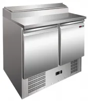 Saladette réfrigérée refroidissement à poser 2 portes pleines 257 L 1 à 6 °C - Redfox - MT 901 Saladette réfrigérée refroidissement à poser 2 portes pleines 257 L 1 à 6 °C - Redfox - MT 901