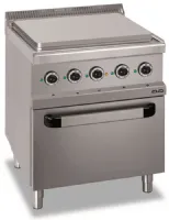 Touteplaque électrique professionnelle sur four triphasé 4 feux 5.3 kw - mbm - mtpe77fe - Mbm - MTPE77FE
