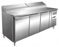Saladette réfrigérée refroidissement table réfrigérée à poser 3 portes pleines 470 l 1 à 3 °c - redfox - mtpz 3d - Redfox - MTPZ 3D Saladette réfrigérée refroidissement table réfrigérée à poser 3 portes pleines 470 l 1 à 3 °c - redfox - mtpz 3d - Redfox - MTPZ 3D