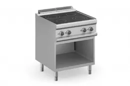 Table de cuisson vitrocéramique professionnelle 4 plaques électrique 700x714x850 mm - mbm - mvc77a - Mbm - MVC77A