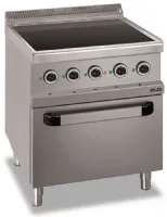 Vitrocéramique professionnelle triphasé 4 feux 5.3 kw - mbm - mvc77fe - Mbm - MVC77FE
