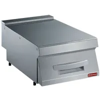 Élément neutre de travail en acier inoxydable avec tiroir 400x700x250/320 mm - Diamond - N17/PTC4T-N