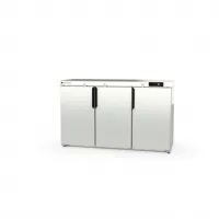 Arrière Bar 3 portes pleines battantes 320 L positif - Coreco - NRH-350-LI