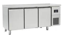 Table desserte réfrigérée positive 3 portes pleines 457 l - afi-collin-lucy - oz3pp - Afi - OZ3PP