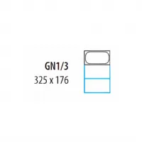 Bac gastronorm GN 1/3 polyester 5 L sans bisphénol A - Pujadas - P131.5BF Bac gastronorm GN 1/3 polyester 5 L sans bisphénol A - Pujadas - P131.5BF