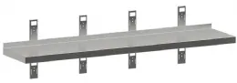 Étagère murale inox 4 consoles réglables 1800x300x40 mm - diamond - p183-se1 - Diamond - P183-SE1 Étagère murale inox 4 consoles réglables 1800x300x40 mm - diamond - p183-se1 - Diamond - P183-SE1