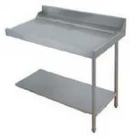 Table d'Entrée lisse pour lave vaisselle à capot panier 500 x 500 et panier 600 x 500 - Colged - PAP707G