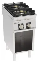 Plaque de cuisson gaz 2 feux SUPER vifs 14,4 kW sur placard - Tecnoinox - PCH4SFG7 Plaque de cuisson gaz 2 feux SUPER vifs 14,4 kW sur placard - Tecnoinox - PCH4SFG7