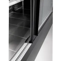 Photo 3 - Vitrine réfrigérée murale noire positive 1000 mm - diamond promo - pd10/b5-r2c - Diamond promo - PD10/B5-R2C