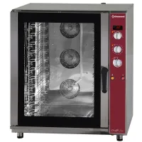 Four à convection professionnel triphasé GN 1/1 commandes mécaniques humidificateur automatique 920x750x1080 mm - Diamond Promo - PFE-111/S Four à convection professionnel triphasé GN 1/1 commandes mécaniques humidificateur automatique 920x750x1080 mm - Diamond Promo - PFE-111/S