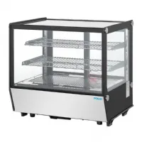 Vitrine comptoir présentation positive 120 L 702 mm noire carrée - Polar - PG003 Vitrine comptoir présentation positive 120 L 702 mm noire carrée - Polar - PG003