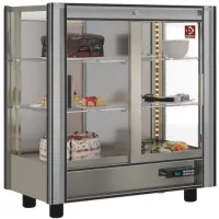 Vitrine réfrigérée gastronome 860x530x938 mm aluminium positive verre - Diamond - PGN-1-R6 Vitrine réfrigérée gastronome 860x530x938 mm aluminium positive verre - Diamond - PGN-1-R6