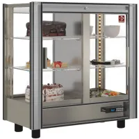 Vitrine réfrigérée gastronomie traversante modulable 860x530x938 mm - Diamond - PGN-1/TR-R6 Vitrine réfrigérée gastronomie traversante modulable 860x530x938 mm - Diamond - PGN-1/TR-R6