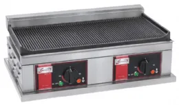 Plaque à snacker professionnelle Monophasé double rainurée 2400 W - Sofraca - PHF2R Plaque à snacker professionnelle Monophasé double rainurée 2400 W - Sofraca - PHF2R