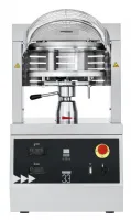 Photo 2 - Presse à pizza professionnelle triphasée diametre 33 cm avec minuterie - Prismafood - PIZZA PRESS 33
