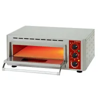 Four à pizza professionnel Monophasé 3 chambre vitrée 1 pizza 430 mm - Diamond Promo - PIZZA-QUICK/43 Four à pizza professionnel Monophasé 3 chambre vitrée 1 pizza 430 mm - Diamond Promo - PIZZA-QUICK/43