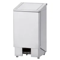 Poubelle professionnelle à pédale avec vérin hydraulique 60 litres 400x370x770 mm - Diamond - PPX-60 Poubelle professionnelle à pédale avec vérin hydraulique 60 litres 400x370x770 mm - Diamond - PPX-60