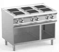 Cuisinière professionnelle électrique triphasé 6 plaques carrées 15.6 kw - mbm - pq711a - Mbm - PQ711A Cuisinière professionnelle électrique triphasé 6 plaques carrées 15.6 kw - mbm - pq711a - Mbm - PQ711A