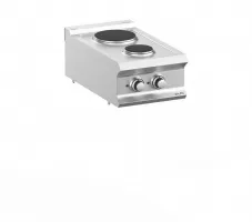Plan de cuisson professionnel à poser triphasé 2 plaques 4.1 kw - mbm - pr74t - Mbm - PR74T Plan de cuisson professionnel à poser triphasé 2 plaques 4.1 kw - mbm - pr74t - Mbm - PR74T