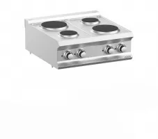 Plan de cuisson professionnel à poser triphasé 4 plaques 8.2 kw - mbm - pr77t - Mbm - PR77T Plan de cuisson professionnel à poser triphasé 4 plaques 8.2 kw - mbm - pr77t - Mbm - PR77T